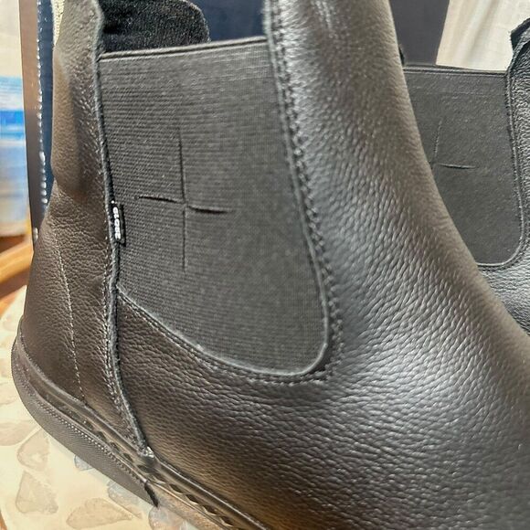 Globe Dover II Black Wasted Talent Leather Chelsea Skate Boots Mens 14 US EUR 48 main image 11